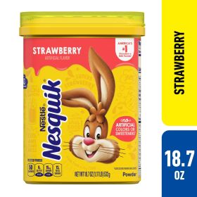 Strawberry Flavored Powder Drink Mix – 18.7 oz, No Artificial Sweeteners or Colors, Classic Taste